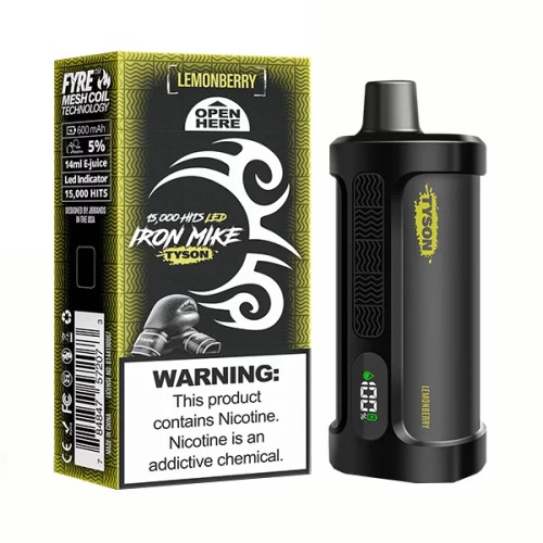TYSON ROUND 2 7500PUFFS- LEMON BERRY