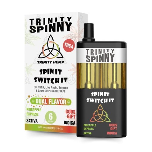 Trinity Spinny 6G THC-A Disposable - Pineapple Express + Gods Gift