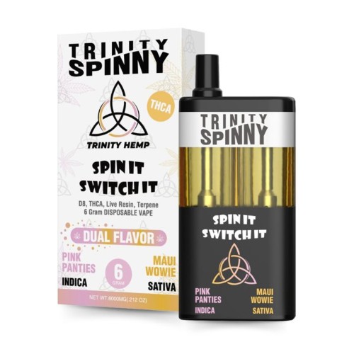 Trinity Spinny 6G THC-A Disposable - Pink Panties + Maui Wowie