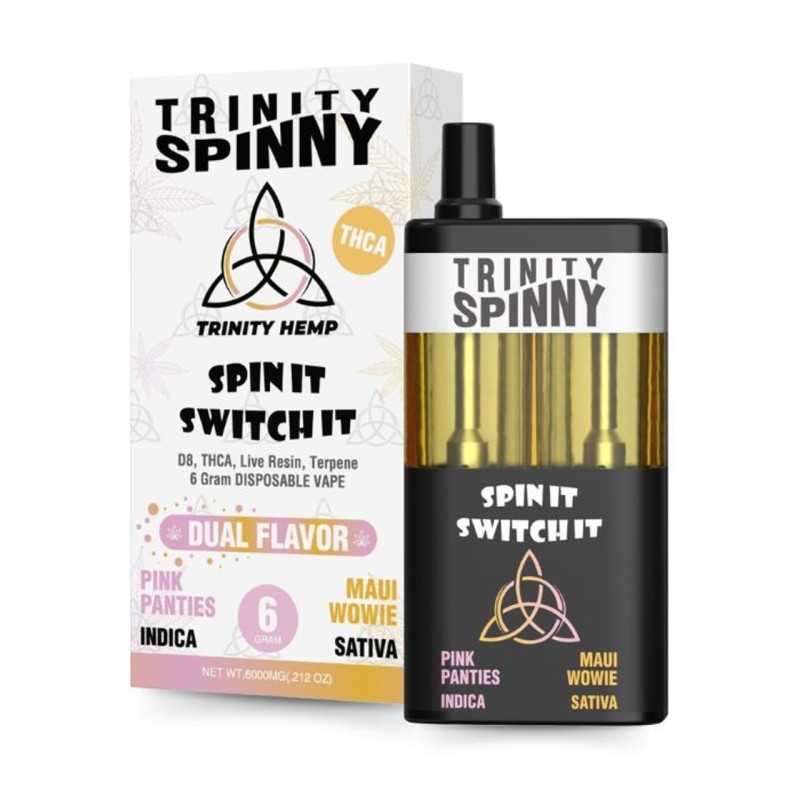 Trinity Spinny 6G THC-A Disposable - Pink Panties + Maui Wowie