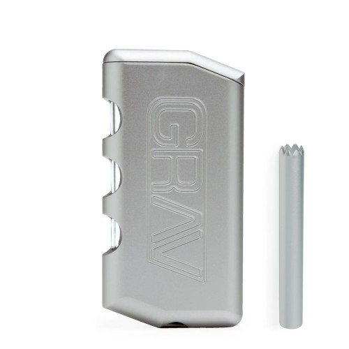 UBER 3.75" CNC ALUMINUM DUGOUT W/ BAT & TRAVEL CASE - SILVER