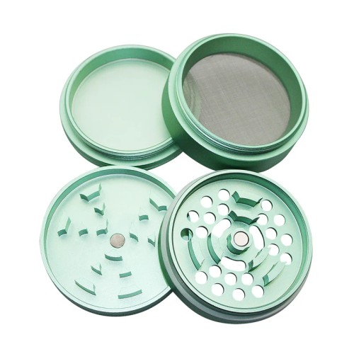 UBER 3.0 GRINDER 2" 4PC CNC W/SCREEN- GREEN