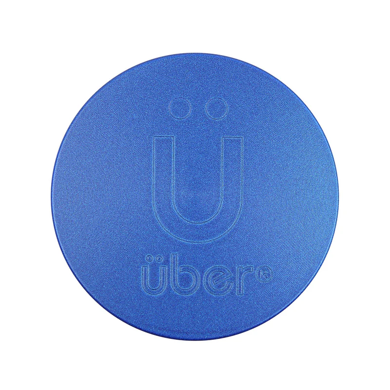 UBER 4.2 NON STICK GRINDER 4PC 2.5" 63MM CNC- MATTE BLUE
