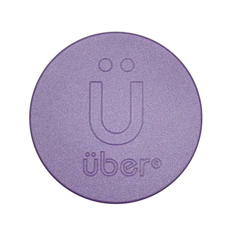 UBER 5.0 NON STICK GRINDER 4PC 2.5" 63MM CNC- MATTE PURPLE