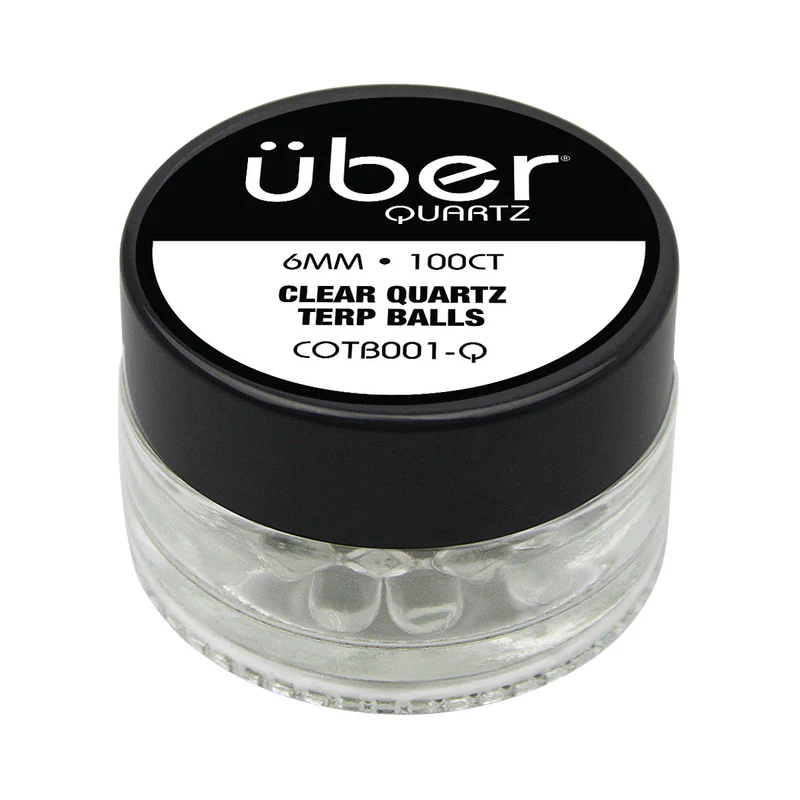 UBER BANGER QUARTZ TERP BALLS 6MM 100CT - CLEAR