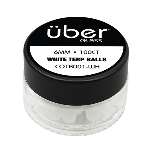 UBER BANGER TERP BALLS 6MM 100CT - WHITE