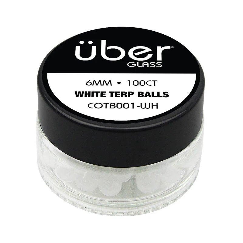 UBER BANGER TERP BALLS 6MM 100CT - WHITE