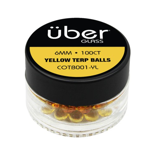 UBER BANGER TERP BALLS 6MM 100CT - YELLOW