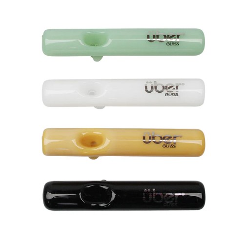 UBER GLASS 4" STEAMROLLER W/ STAND - SOLID COLORS