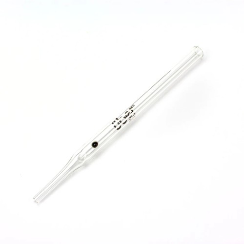 UBER GLASS 7" VAPOR STRAW W/ ROUND MOUTHPIECE