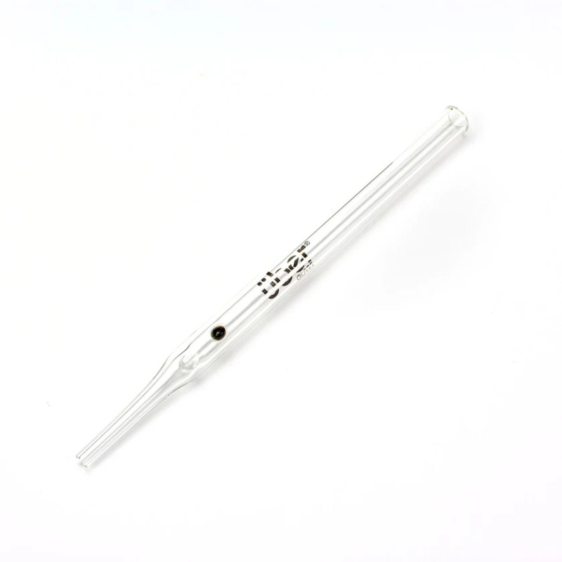 UBER GLASS 7" VAPOR STRAW W/ ROUND MOUTHPIECE