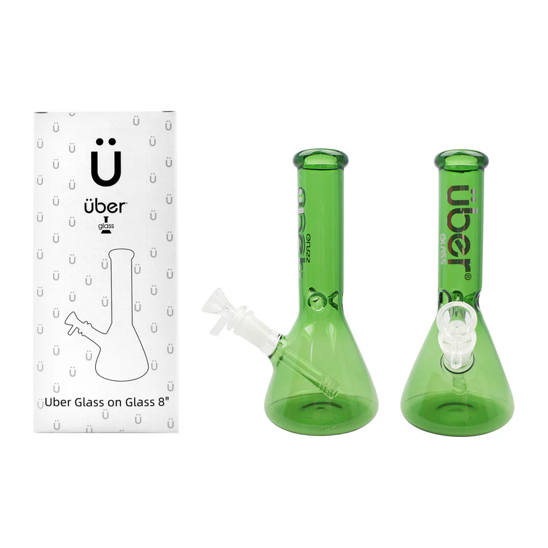 UBER GOG 8" (38X4MM) WATERPIPE- GREEN