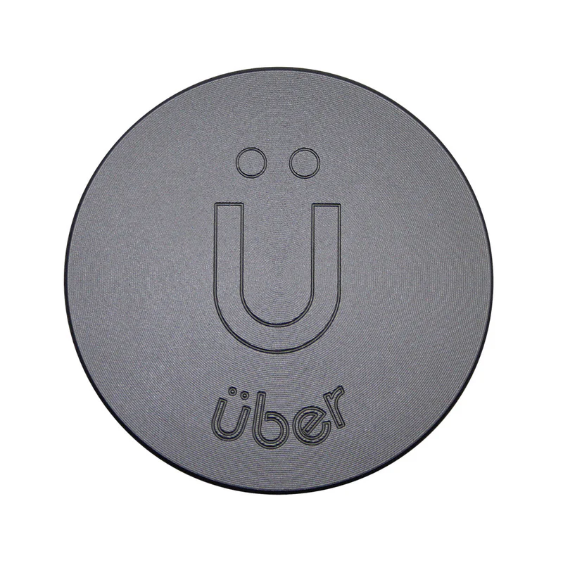 UBER GRINDER 2PC CNC 62MM 2.5"- BLACK