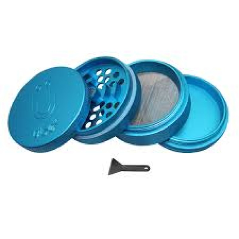 UBER GRINDER 4PC 1.5" CNC 76MM- BLUE