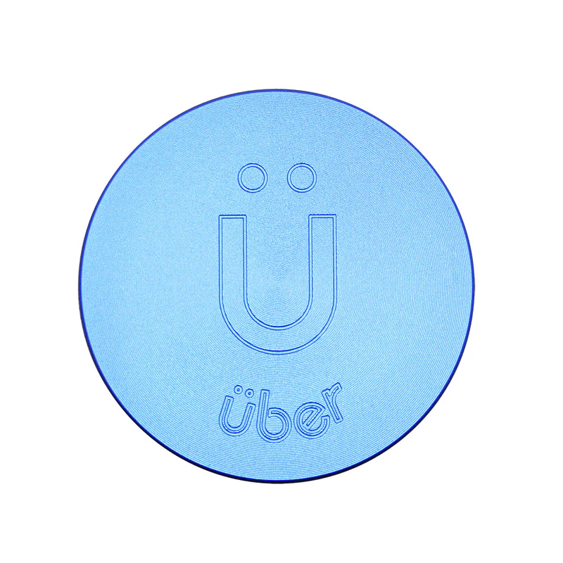 UBER GRINDER 4PC 3" CNC 76MM- BLUE