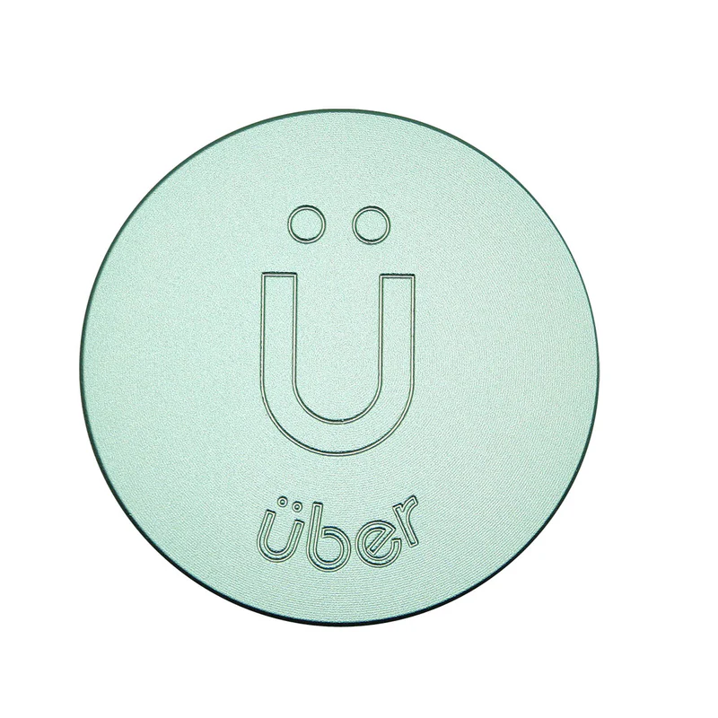 UBER GRINDER 4PC 3" CNC 76MM- GREEN