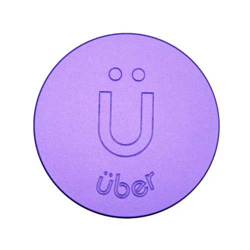 UBER GRINDER 4PC 3" CNC 76MM- PURPLE