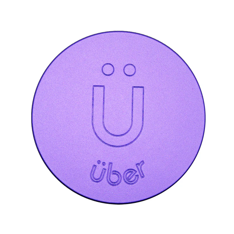 UBER GRINDER 4PC 3" CNC 76MM- PURPLE