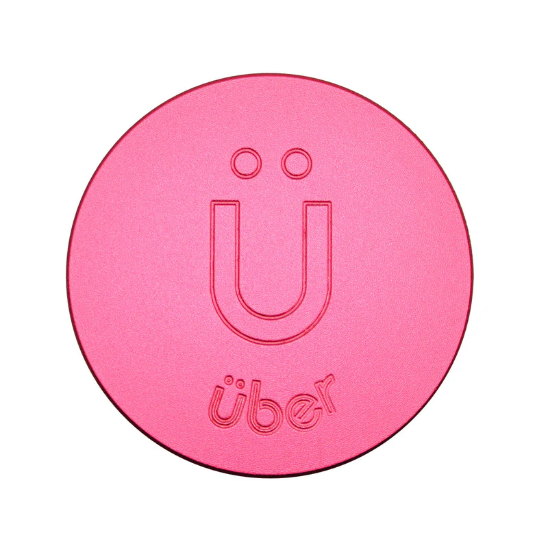 UBER GRINDER 4PC 3" CNC 76MM- RED