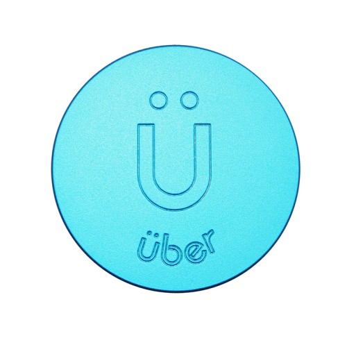 UBER GRINDER ALUMINUM 3PC 2.5" 63MM- BLUE