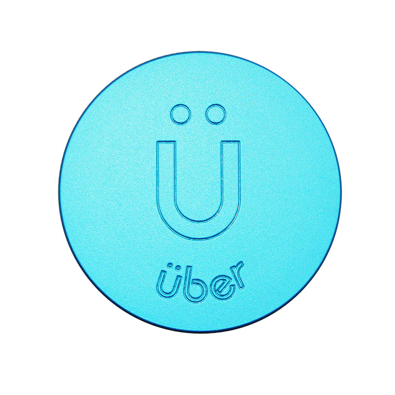 UBER GRINDER ALUMINUM 3PC 2.5" 63MM- BLUE