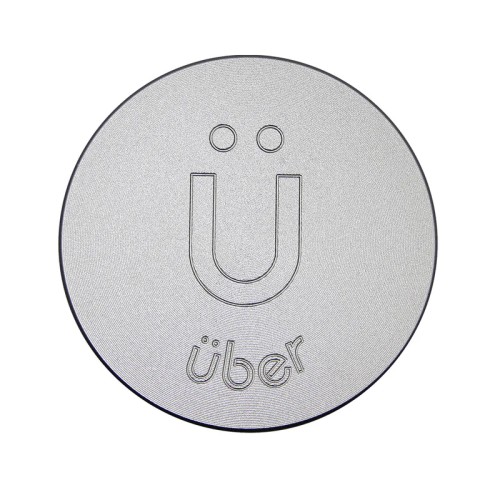 UBER GRINDER ALUMINUM 3PC 2.5" 63MM- SILVER