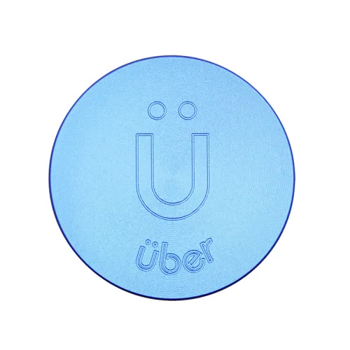 UBER GRINDER 2PC CNC 50MM 2"- BLUE