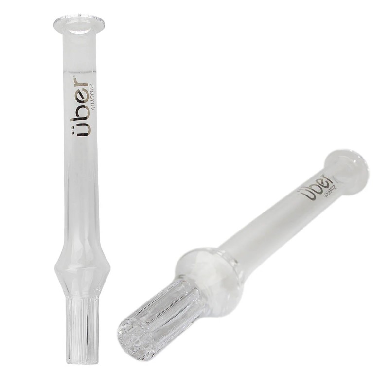 UBER QUARTZ 6" 5-ARM HONEYCOMB NECTAR COLLECTOR STRAW