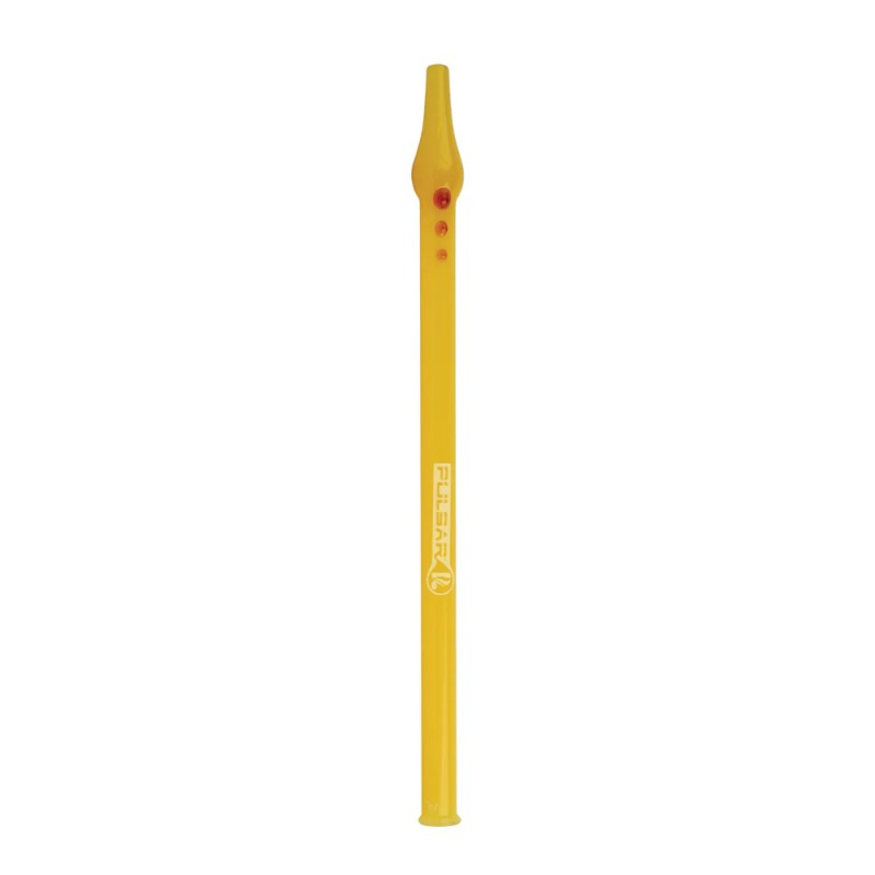 UBER QUARTZ 7.5" NECTAR COLLECTOR STRAW - YELLOW