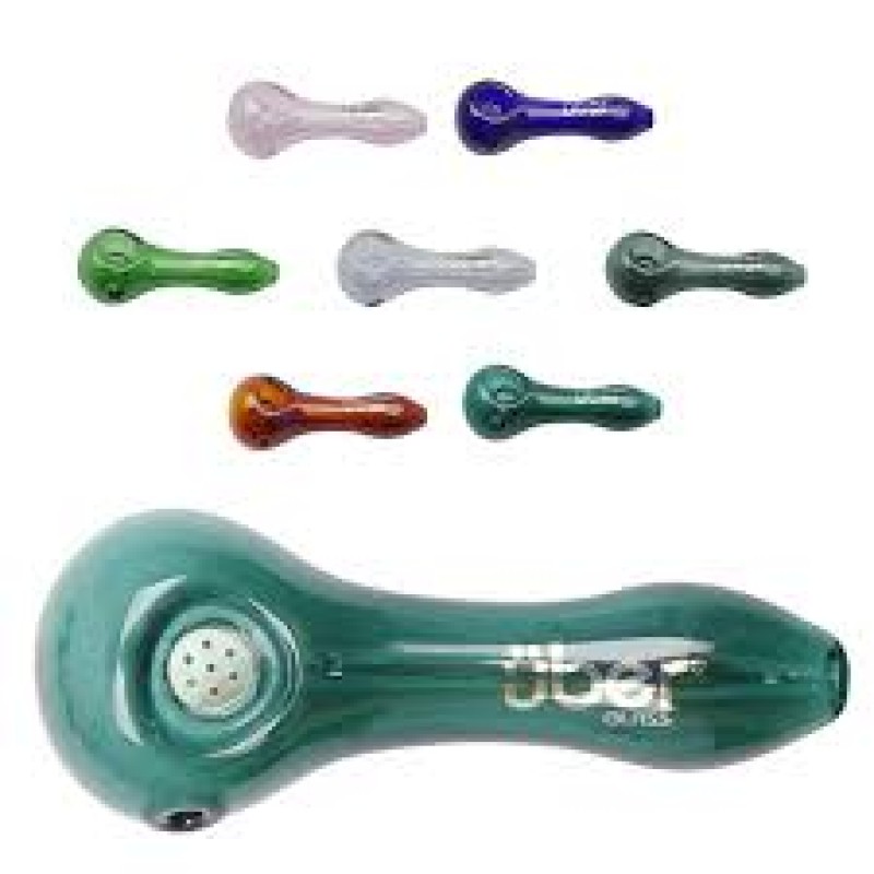 UBER I/O 4" GLASS SPOON W/ BUILT-IN SCREEN 6CT DISPLAY