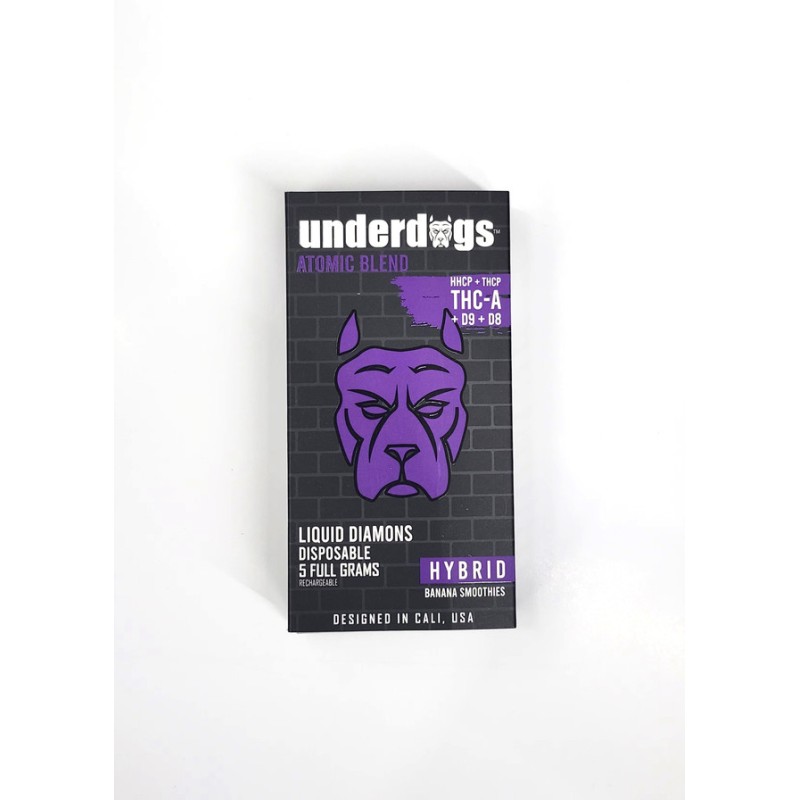UNDERDOGS ATOMIC BLEND LIQUID DIAMONDS 5G- BANANA SMOOTHIES (H)