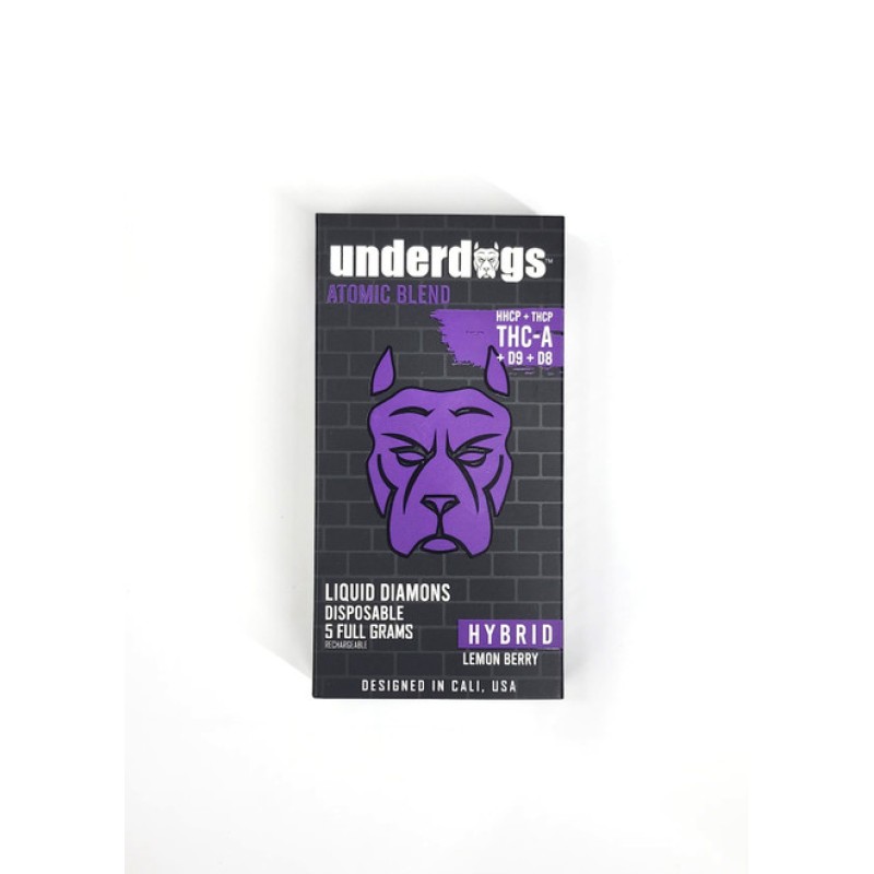 UNDERDOGS ATOMIC BLEND LIQUID DIAMONDS 5G- LEMON BERRY (H)