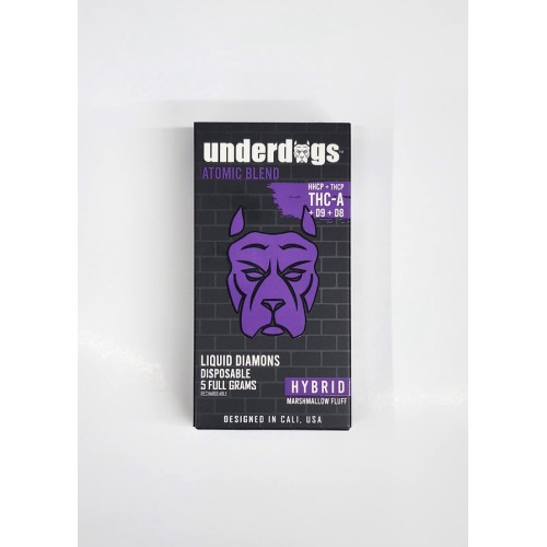 UNDERDOGS ATOMIC BLEND LIQUID DIAMONDS 5G- MARSHMALLOW FLUFF (H)