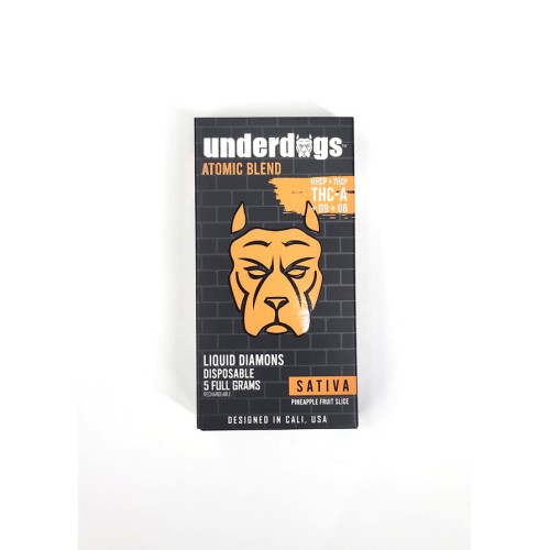 UNDERDOGS ATOMIC BLEND LIQUID DIAMONDS 5G- PINEAPPLE FRUIT SLICE (S)