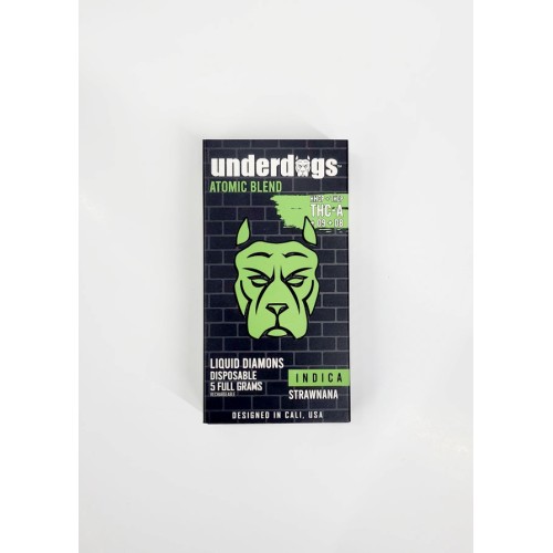 UNDERDOGS ATOMIC BLEND LIQUID DIAMONDS 5G- STRAWNANA (I)