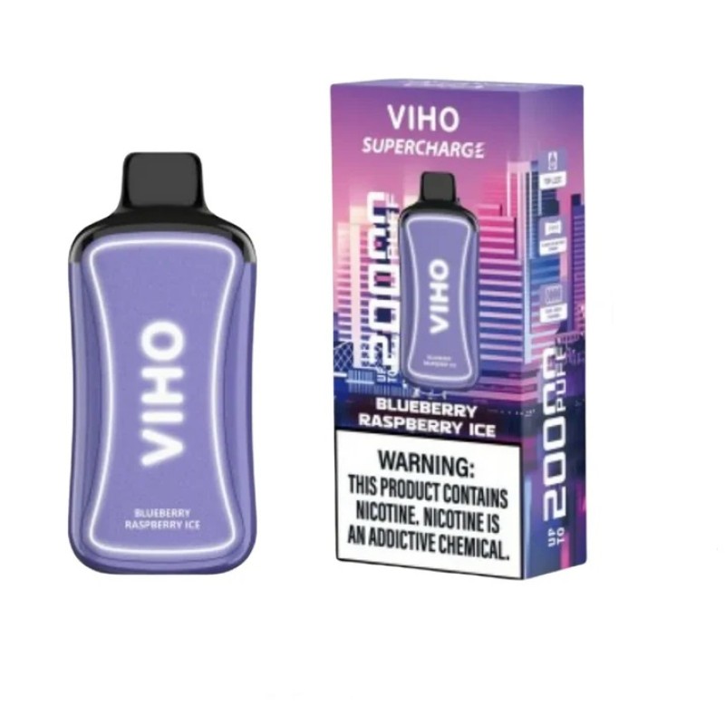 VIHO SUPERCHARGE 20000- BLUEBERRY RASPBERRY ICE