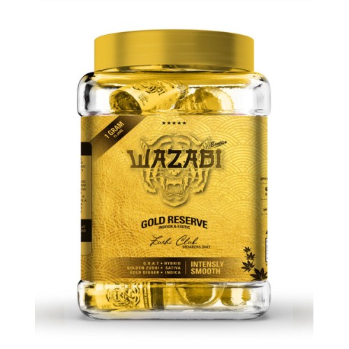 WAZABI 1G GOLD RESERVE THCA FLOWER 15CT/JAR MIX