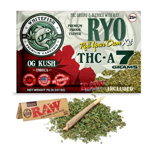 WHITEFISH RYO 7G THC-A FLOWER - OG KUSH (I)