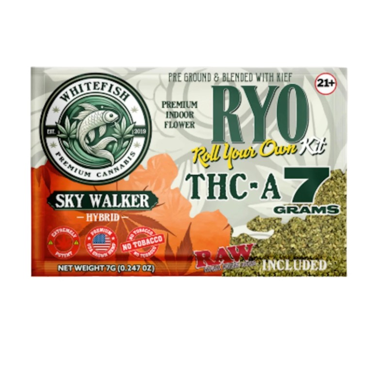 WHITEFISH RYO 7G THC-A FLOWER - SKY WALKER (H)