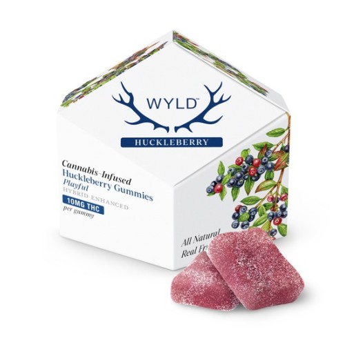 WYLD HEMP GUMMIES 100MG 10CT- HUCKLEBERRY (H)
