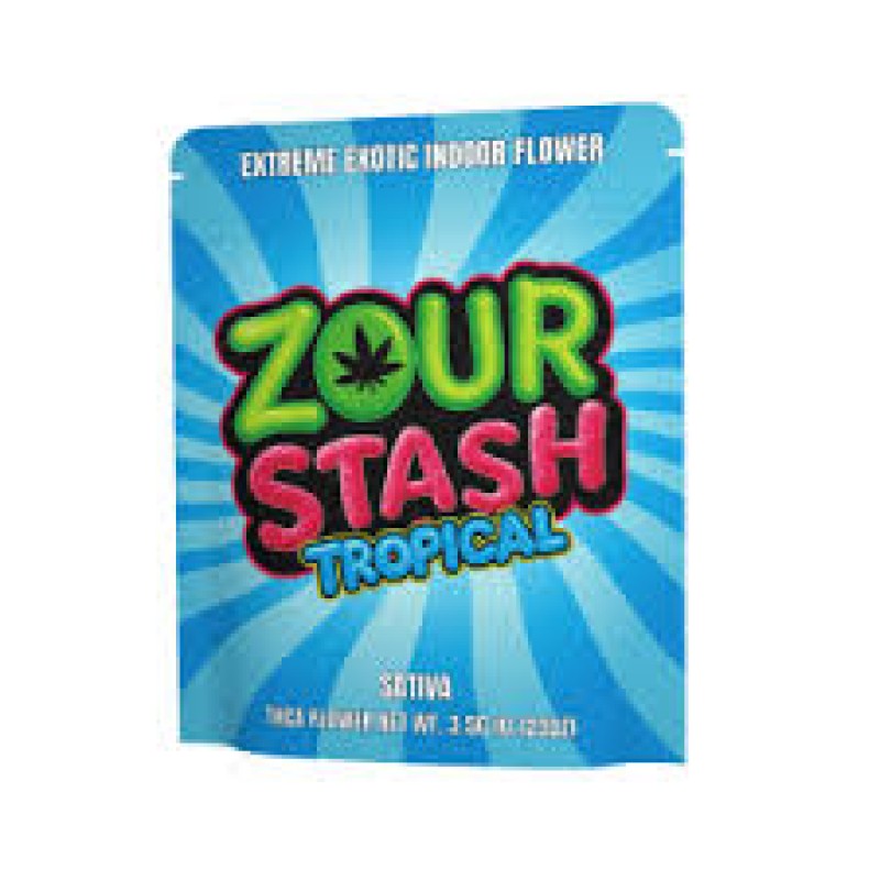 ZOUR STASH PREMIUM THCA FLOWER 4OZ - TROPICAL